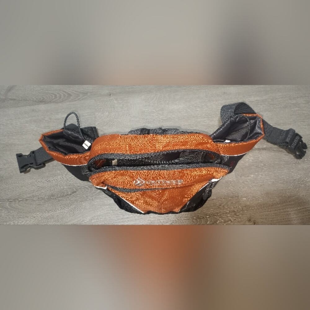 Outdoor Products Mojave 8.0 Orange/Gray Running Hiking Fanny Pack - Picture 8 of 11